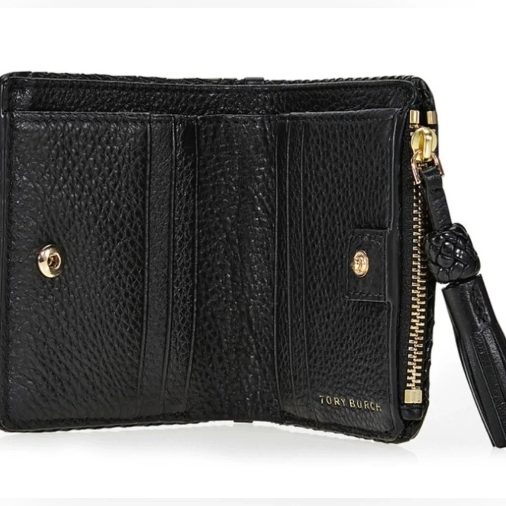 Tory Burch Black Taylor Mini Wallet